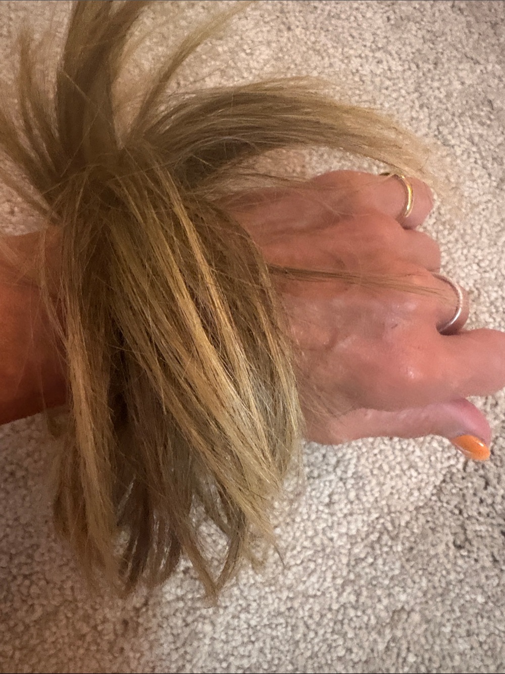 Blonde Hair Scrunchie - Natural Blonde